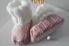 tuto tricot bébé chaussons facile