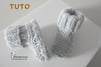 patron modèle chaussons à tricoter