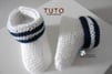 Modèle Marin tricot bébé, layette bb à tricoter