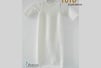 patron tuto robe de baptême tricot bebe