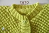 tuto kit gilet enfant à tricoter patron explication