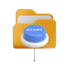 a folder and a start button