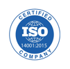 ISO 14001:2015 sertifikatas