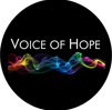 a black and white photo of a microphone and a black background with the words voice