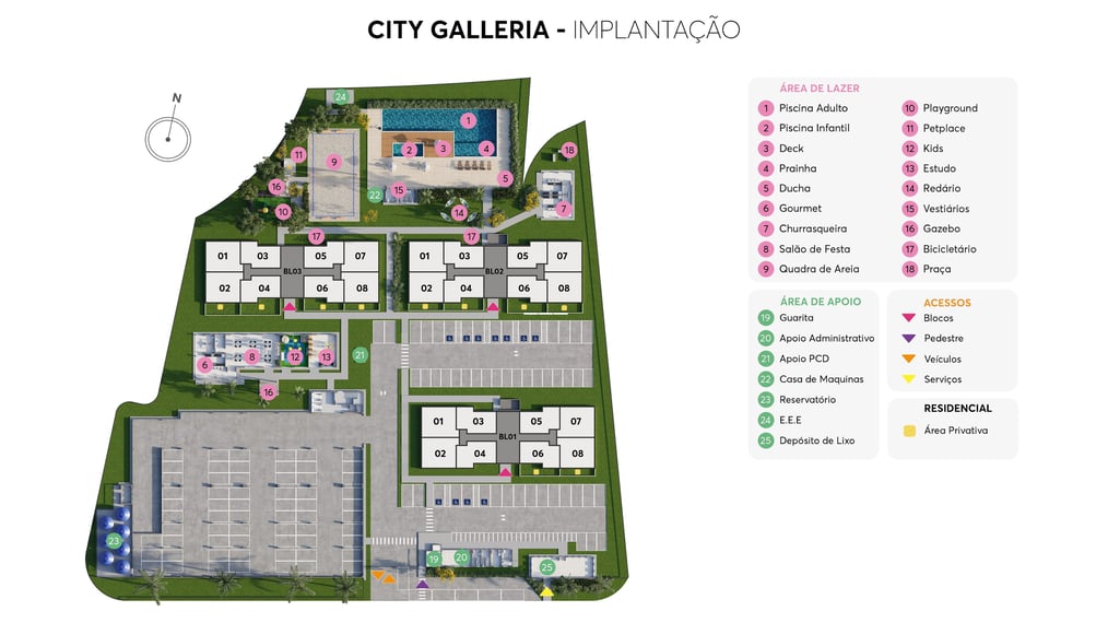 City Galleria | MRV |  Implantação