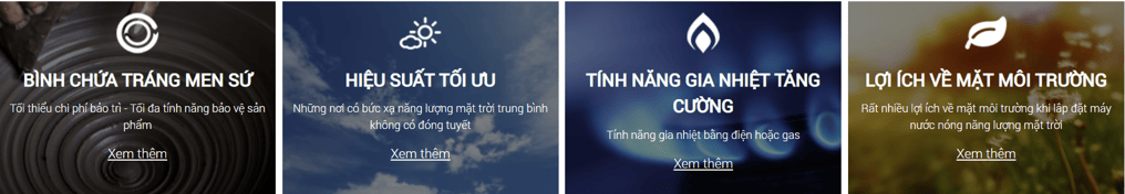 Đặc tính máy nước nóng năng lượng mặt trời Solahart Sunheat
