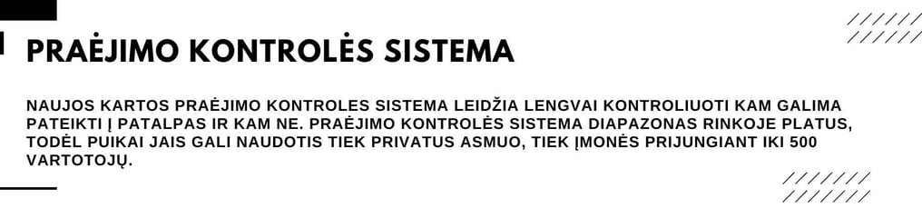 Praėjimo kontrolės sistemos