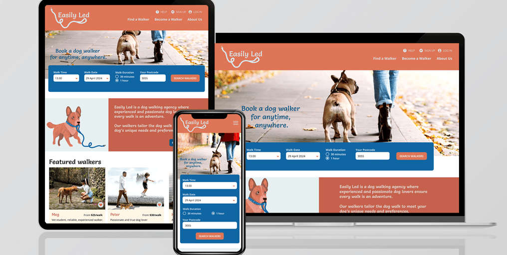 Easily Led responsive web design