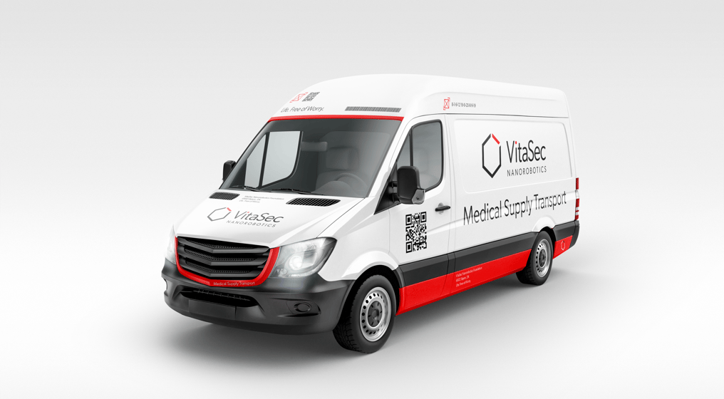 VitaSec Nanorobotics Medical Supply Transport Van