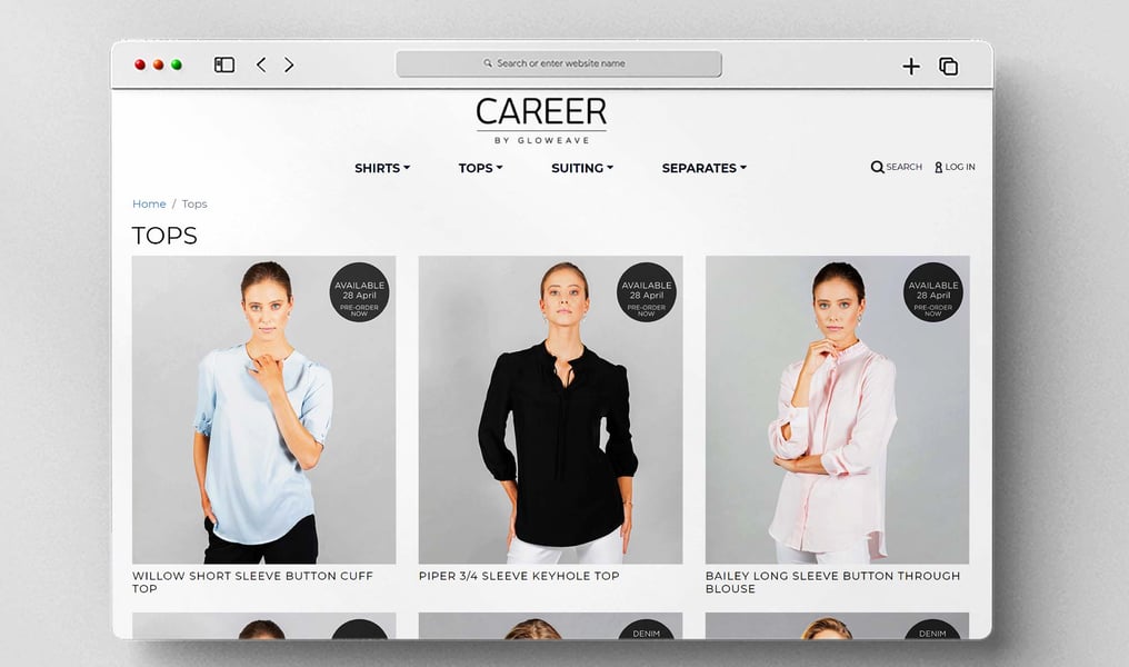 Category Page - Career by Gloweave Website (Gloweave)