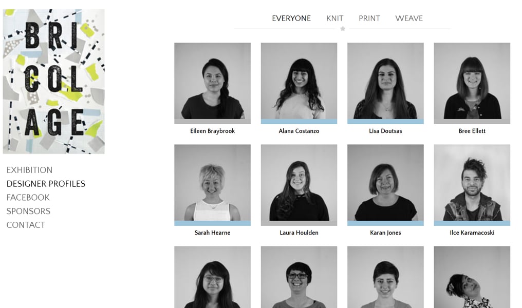 Designer Profiles - Bricolage