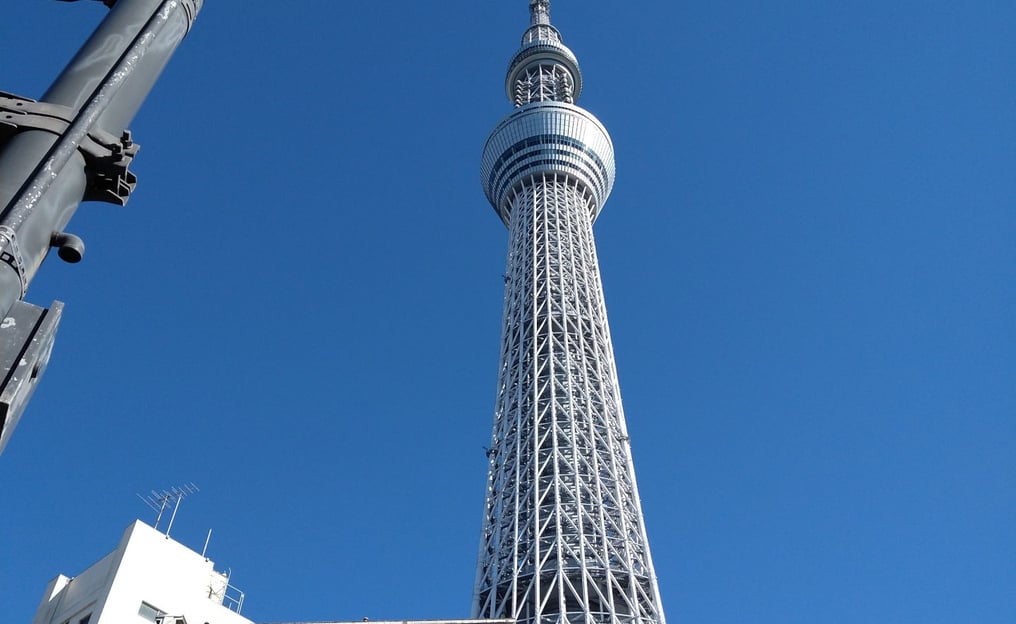 Tokyo Skytree z bliska