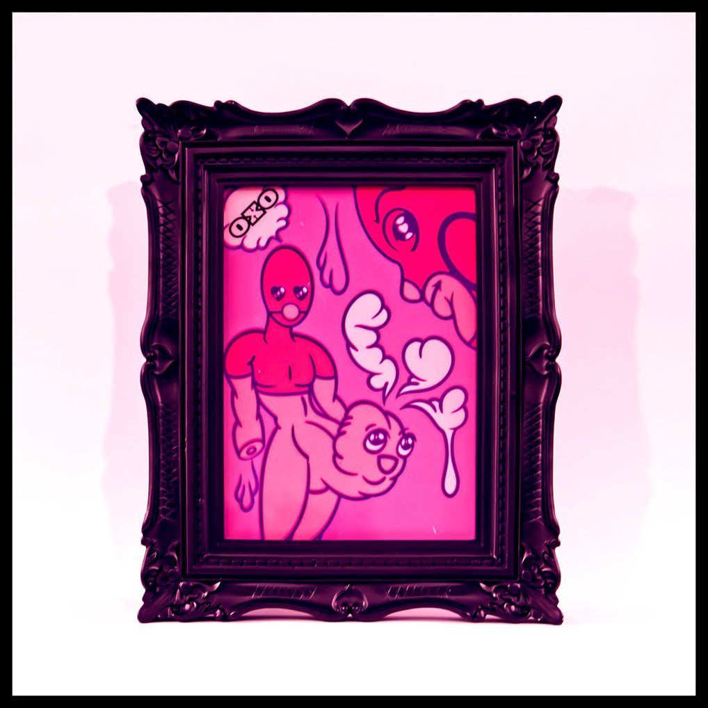 OXO - X Series 2025 Framed Mixed Media 