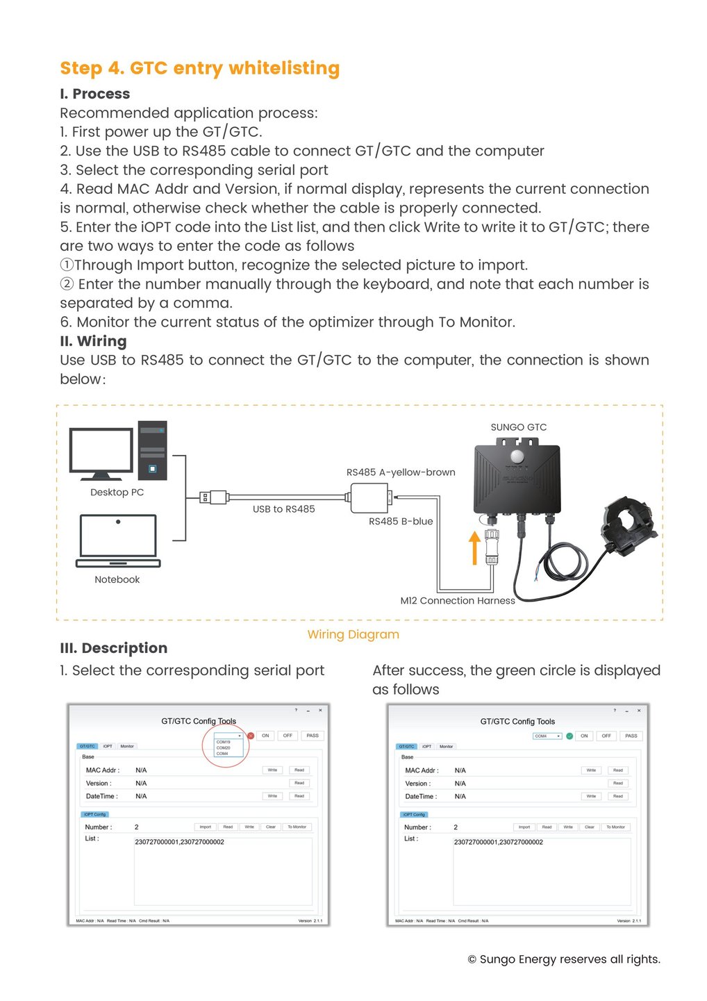 SUNGO iOPT Solar Power Optimiser and GTC Installation Manual-8
