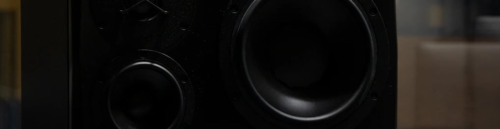 a speaker system with two speakers and a speaker