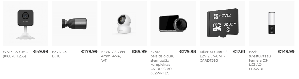 Ezviz kameros