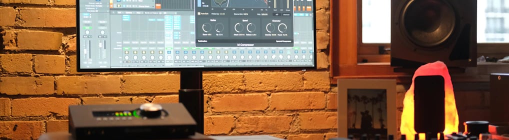 a dj mixing music in a recording studio