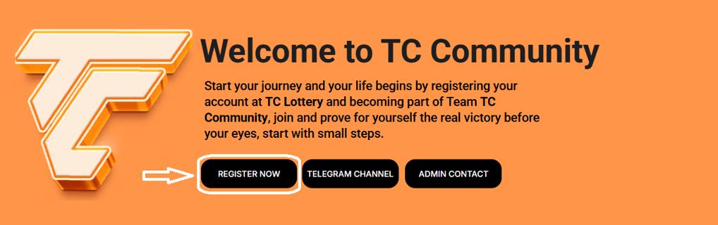 Register TC Lottery Now, TC Community Link Team