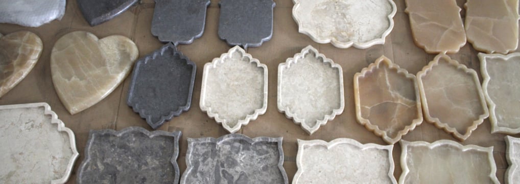 Impress your guests with unique and stylish serveware. Explore Nussen Living Natural Stone Serveware