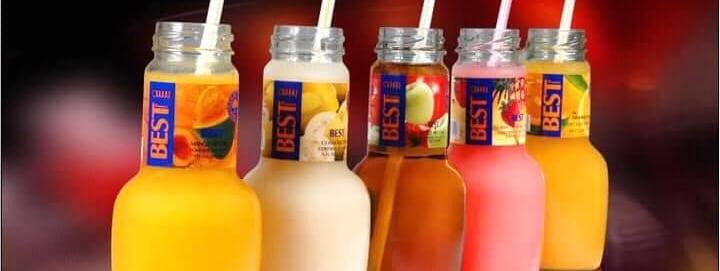 Variety of authentic BEST juices