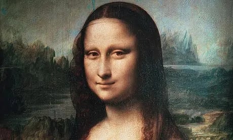 obra do retratista Leonardo da Vinci, com sua célebre "Mona Lisa"