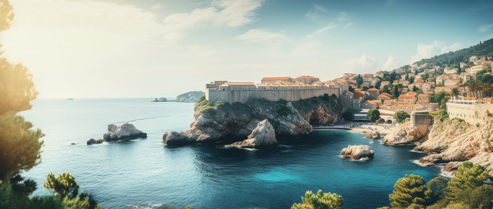 The scenic wine country of Dubrovnik, Croatia