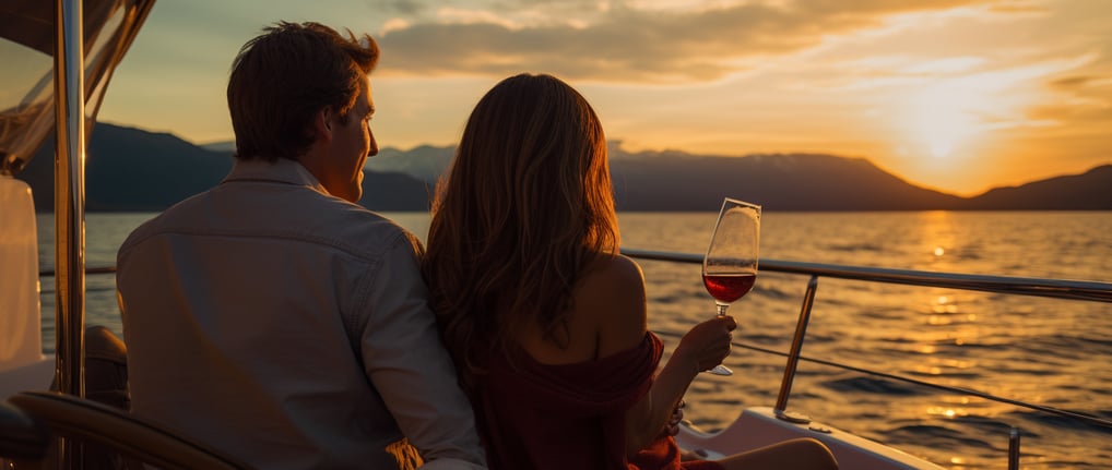 Wine Cruises at sunset