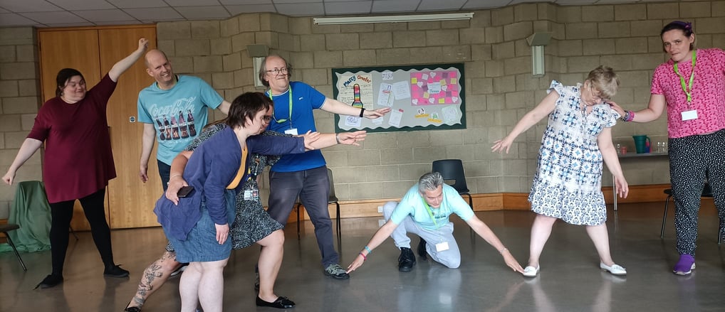 Group of people dancing