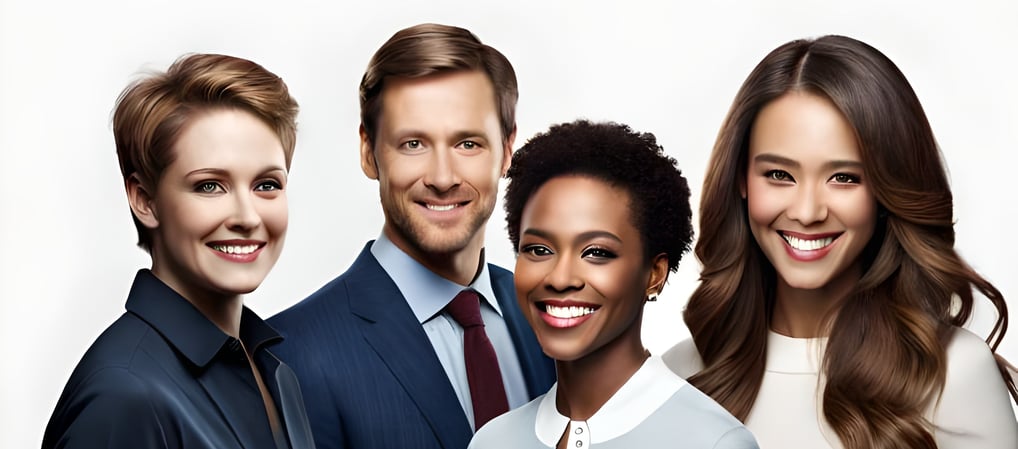 People smiling