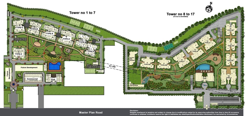 ATS Gold Meadows Lifestyle Derabassi Site Plan