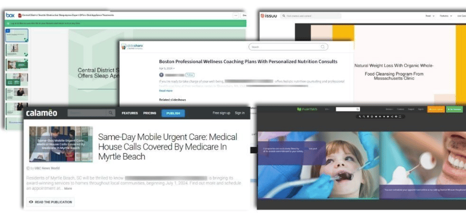media campaign slideshow examples
