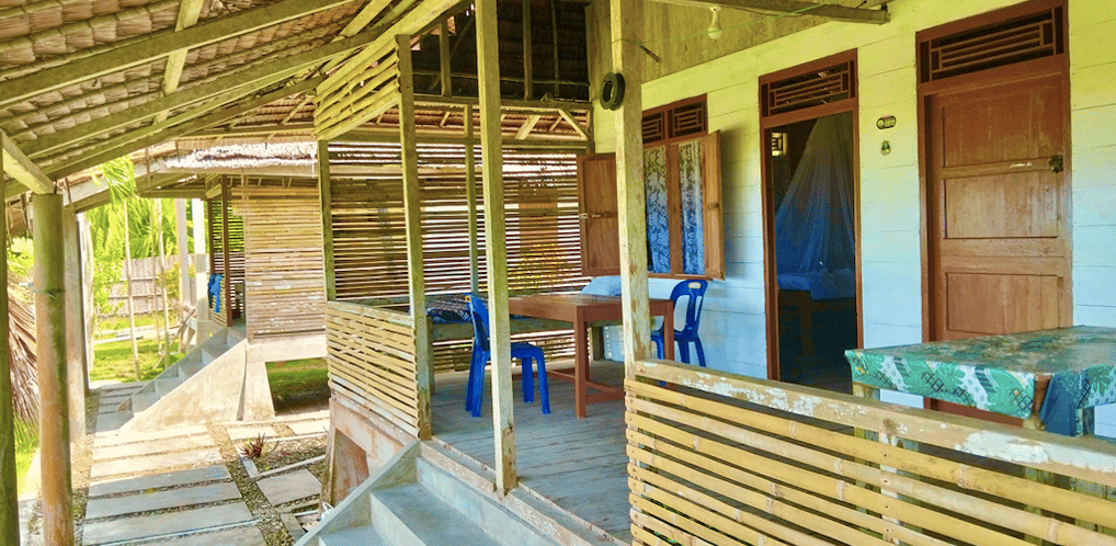 Scenic view of Afulu Surf Resort, showcasing beachfront bungalows and tropical vibe.