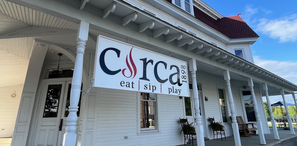 laser cut acrylic outdoor restaurant sign