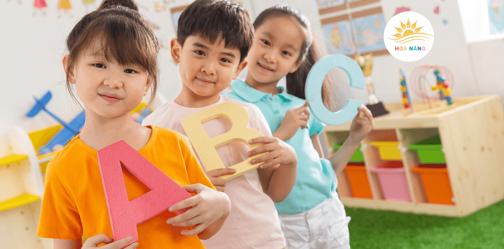 Lớp học can thiệp sớm trẻ chậm nói tại trung tâm Hoa Nắng An Đồng - An Dương - Hải Phòng