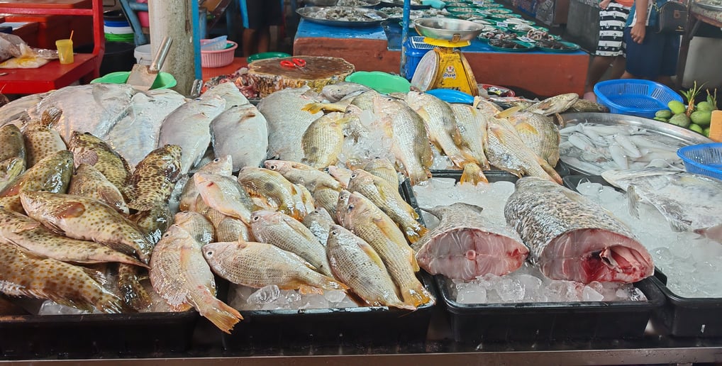 Ruam Charoen Market(ตลาดนัดร่วมเจริญ) à Packnam Chumphon
