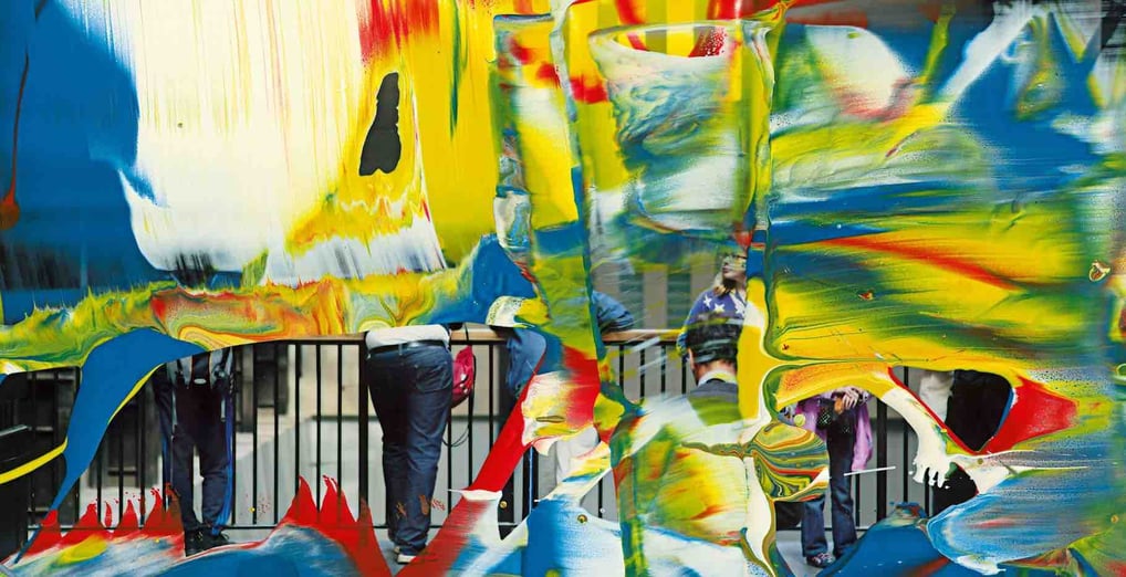 obra do artista Gerhard Richter ano, 2023