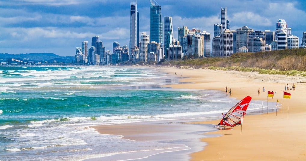 Surfers Paradise best beach in gold coast Australia