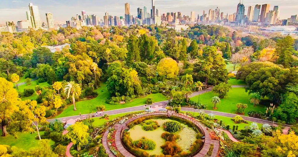 Royal Botanic Garden in Victoria Melbourne best tourist place