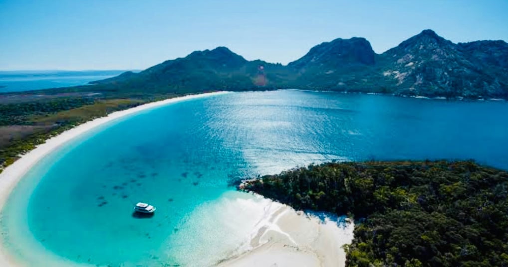 Wine glass Bay best beach in australia