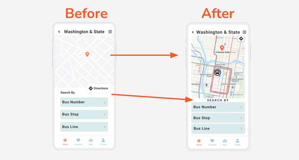 Iterations Bus app