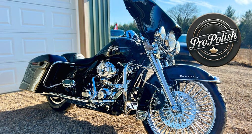 “ProPolish motorcycle detailing and ceramic coating service in Norfolk County”