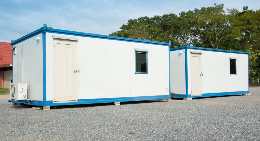 Porta cabin for construction site office, modular site office cabin, prefabricated office unit,