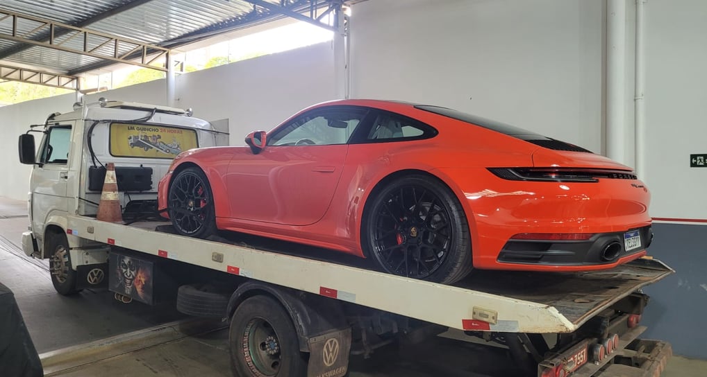 guincho auto socorro porsche laranja