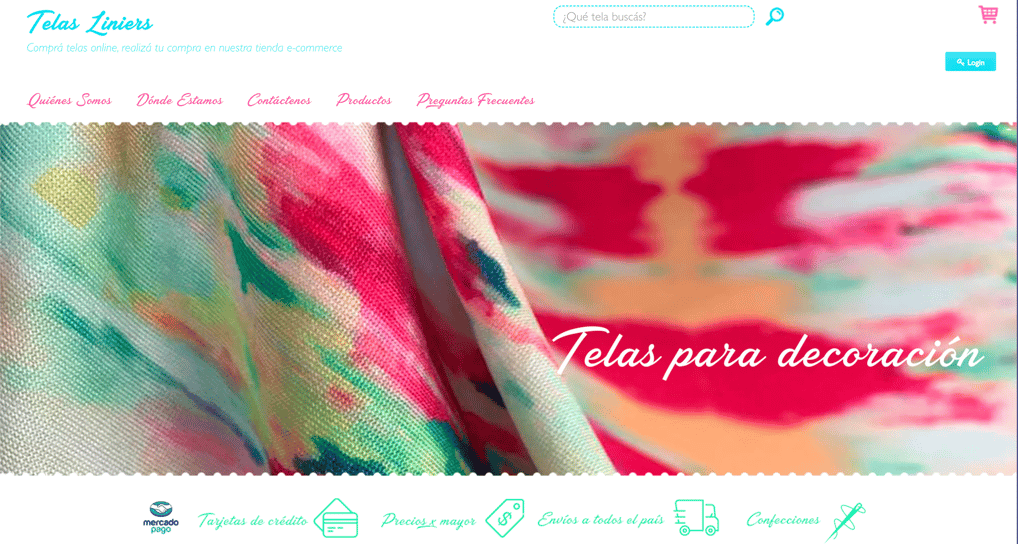Sitio web de e-commerce