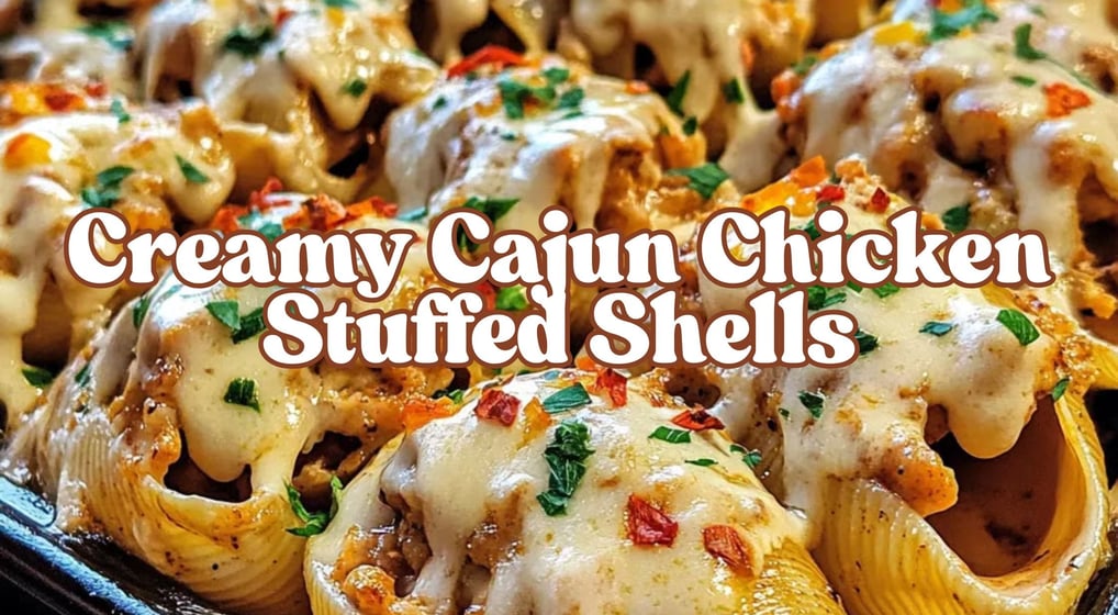 Creamy Cajun Chicken Stuffed Shells