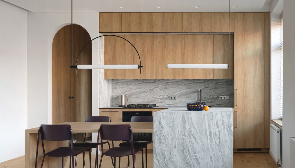 Virtuvės projektas Užupyje