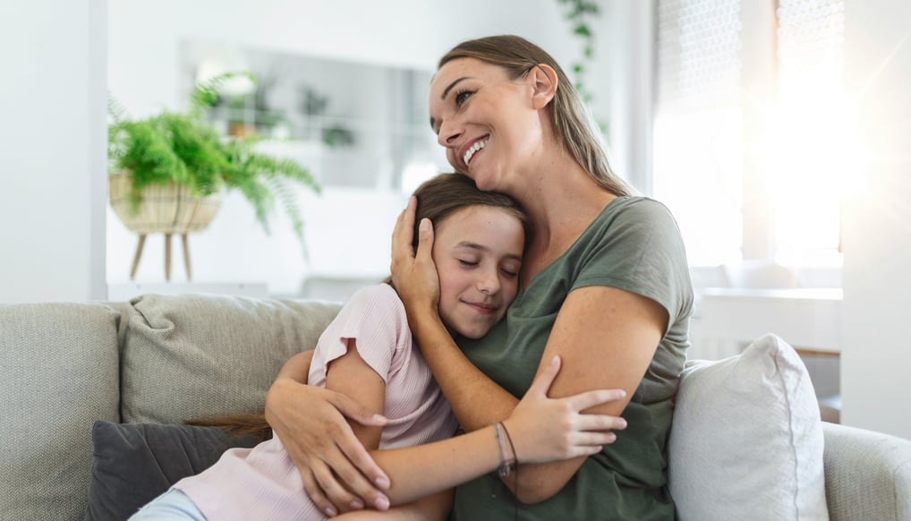 A parent with peace of mind and child, after getting chimhanda tutoring's cambridge maths online tutoring in south africa