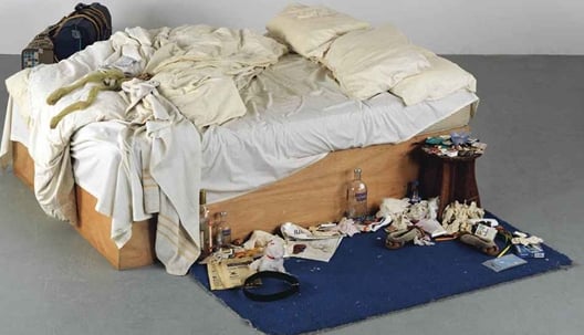 "My Bed" (1998) de Tracey Emin