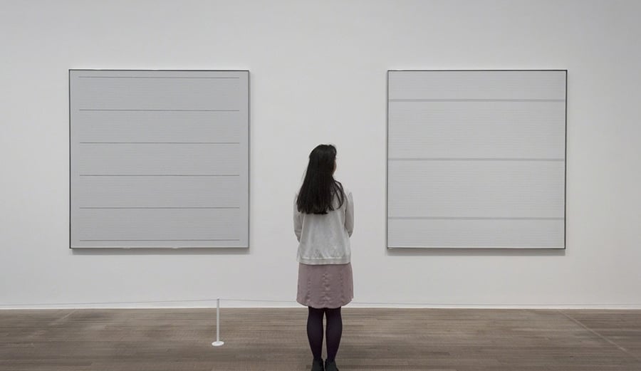O minimalismo de Agnes Martin