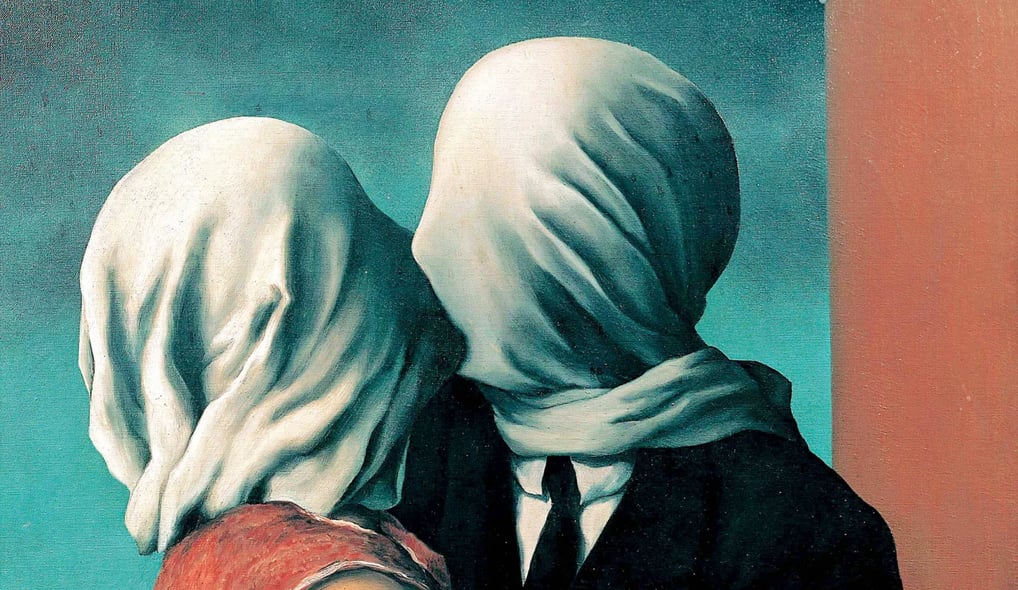 Los amantes de René Magritte